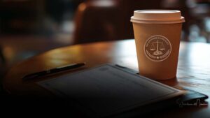 Legal marriage documents placed on a table for signature service completion.