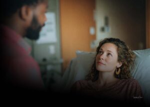 Emergency marriage service provided at a hospital bedside.